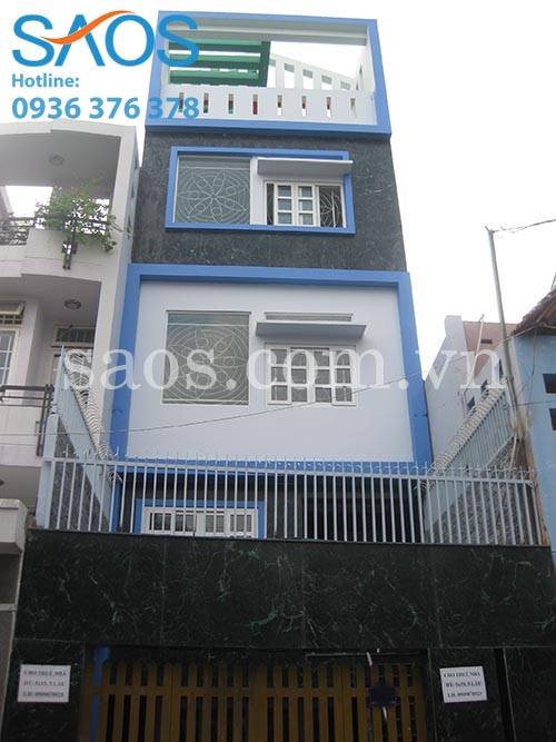 Cho thuê nhà đường Hoa Sứ quận Phú Nhuận, 4,2x16m, 1 trệt 1 lửng 3 lầu, 8PN, giá : 2000 USD