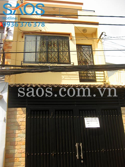Cho thuê nhà quận 1 đường Lê Lai, 3,7 x 15m, 1 trệt 2 lầu, đối diện công viên 23-9. giá : 1800 USD