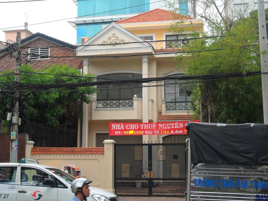 Cho thuê biệt thự quận 1, cho thuê villa đường Pasteur, Dt 8*32, trệt, 2 lầu, giá 7000$